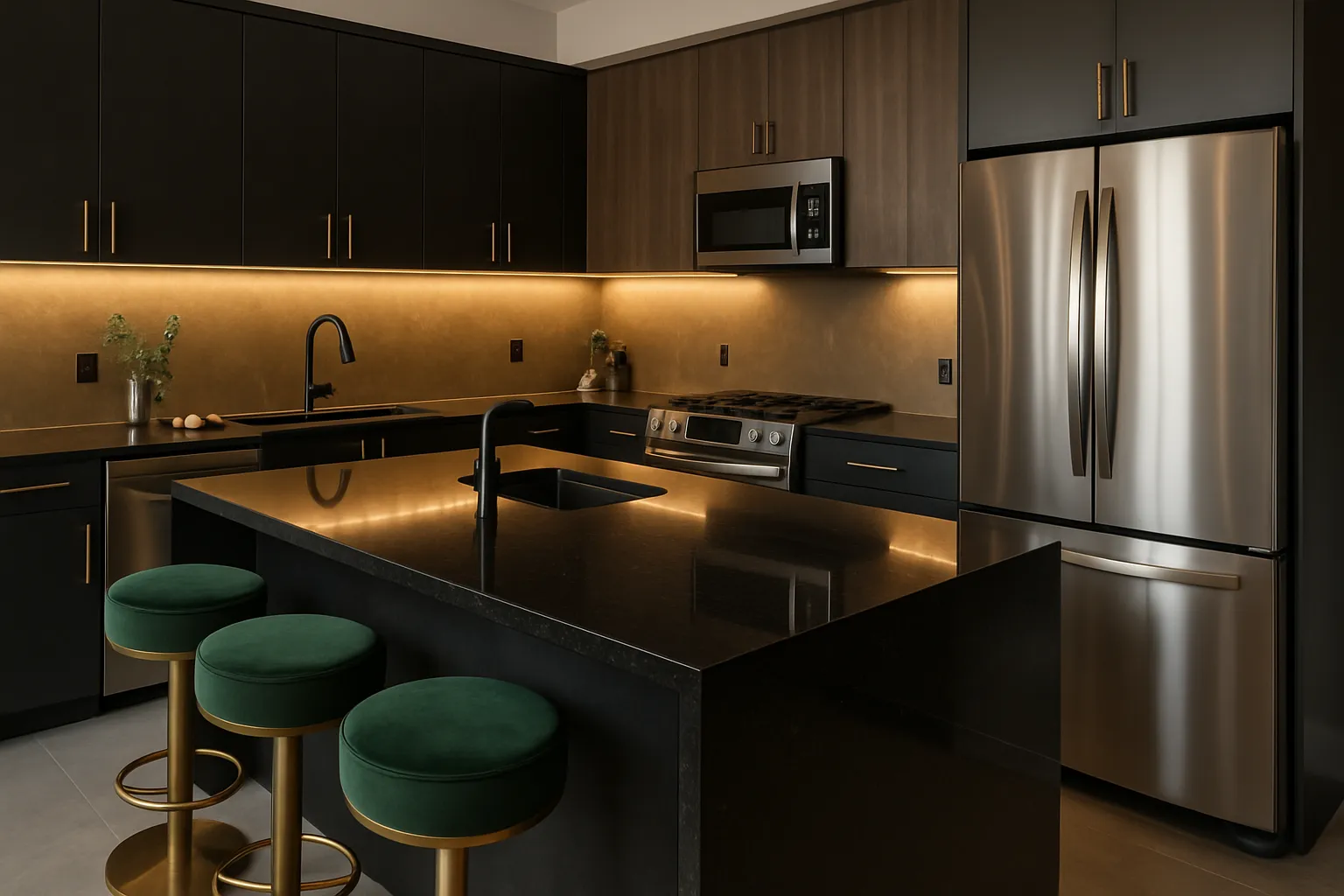 cozinha_preto_dourado